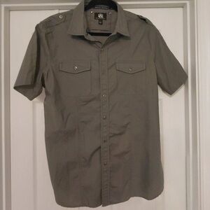 Rock & Republic Olive Button Down Shirt